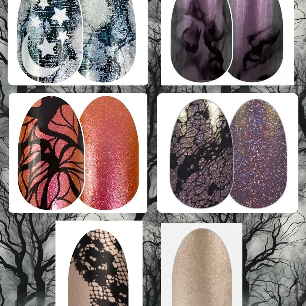 Halloween-Fall Bundle: (x6 Sets) Mixed Mani Nail Polish Strips